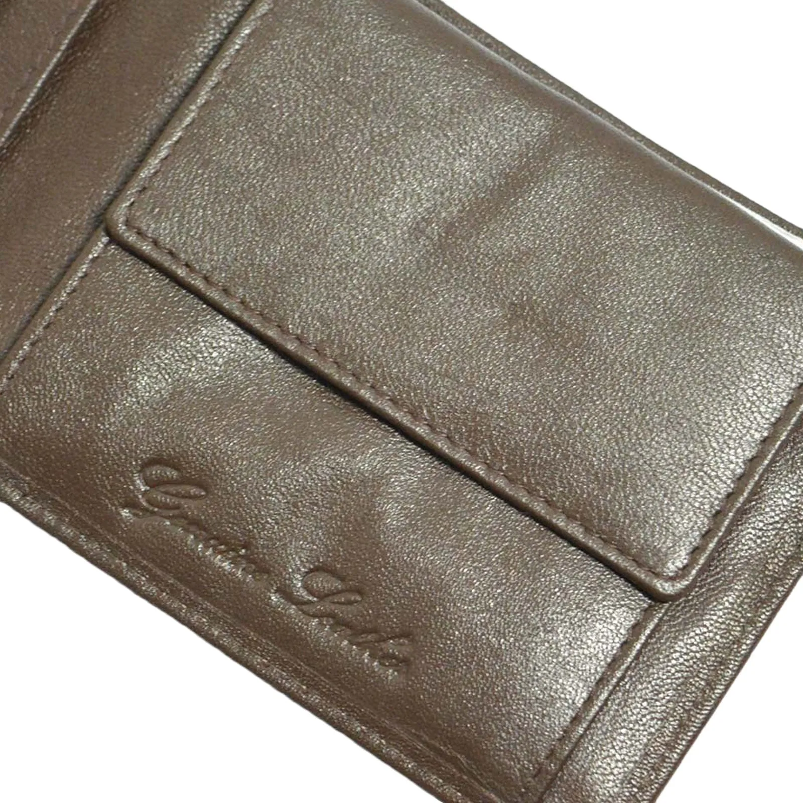 Lambretta Mens Classic Leather RFID Blocking Wallet - Dark Brown