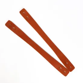 Leather Handles | Saddle Brown