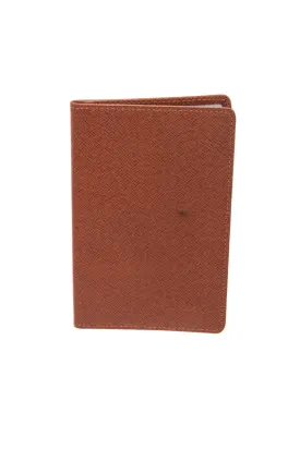 Louis Vuitton Brown Leather Bifold ID Holder Wallet