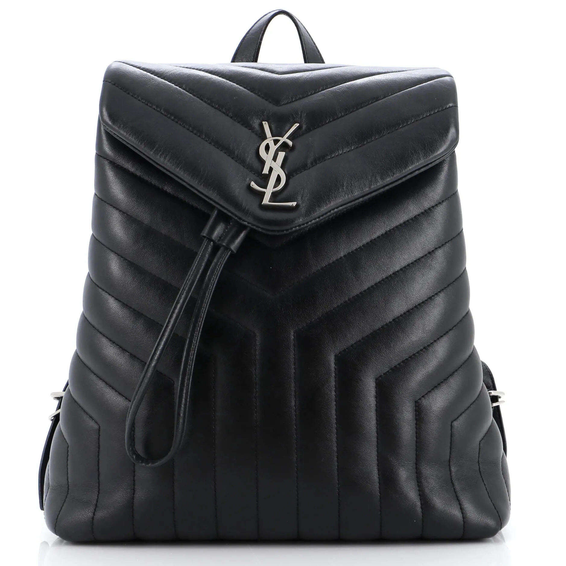 LouLou Backpack Matelasse Chevron Leather Medium