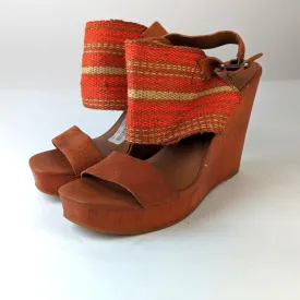 Lucky Brand Lapalona Wedge Sandals 8