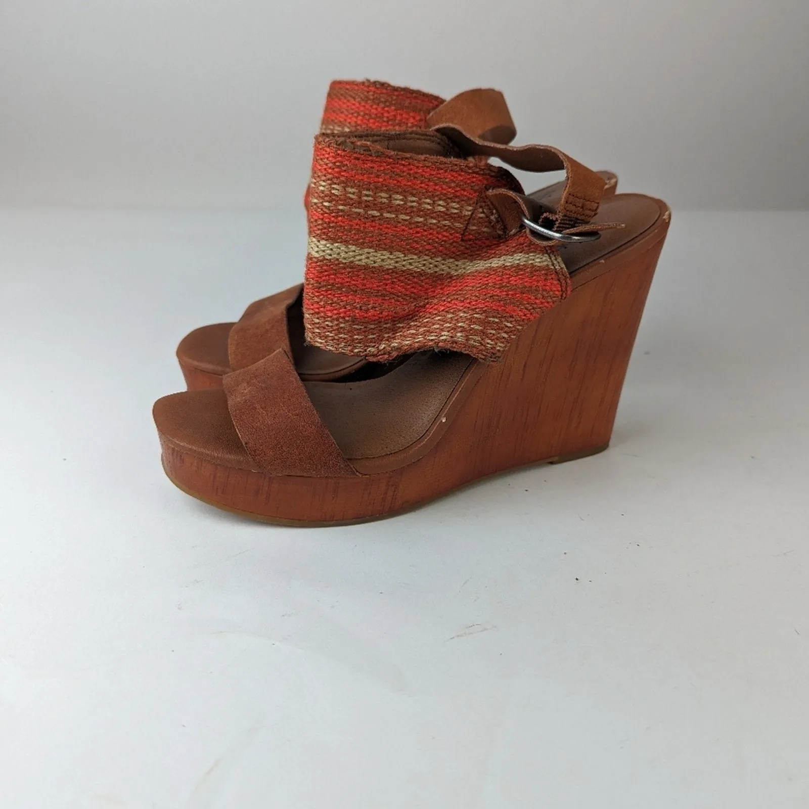 Lucky Brand Lapalona Wedge Sandals 8