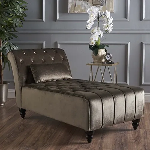 Luxury Chaise Sofa, Grey