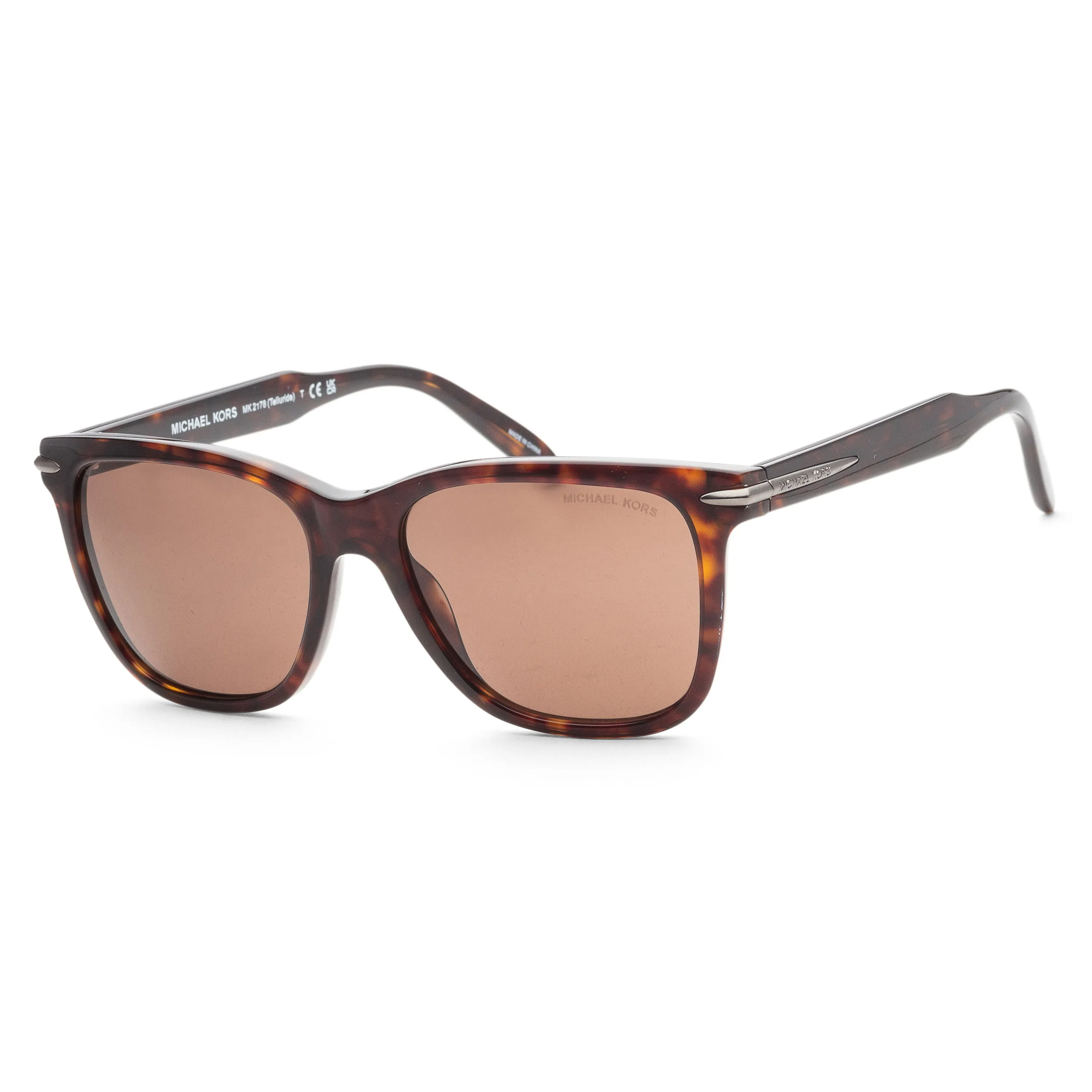 Michael Kors Men's Telluride 54mm Dark Tortoise Sunglasses