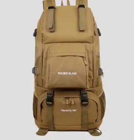 New Large Capacity Outdoor Mountaineering Bag 50L Hiking Camping Travel Backpack Anti Splashing Water for Men and Women Leisure