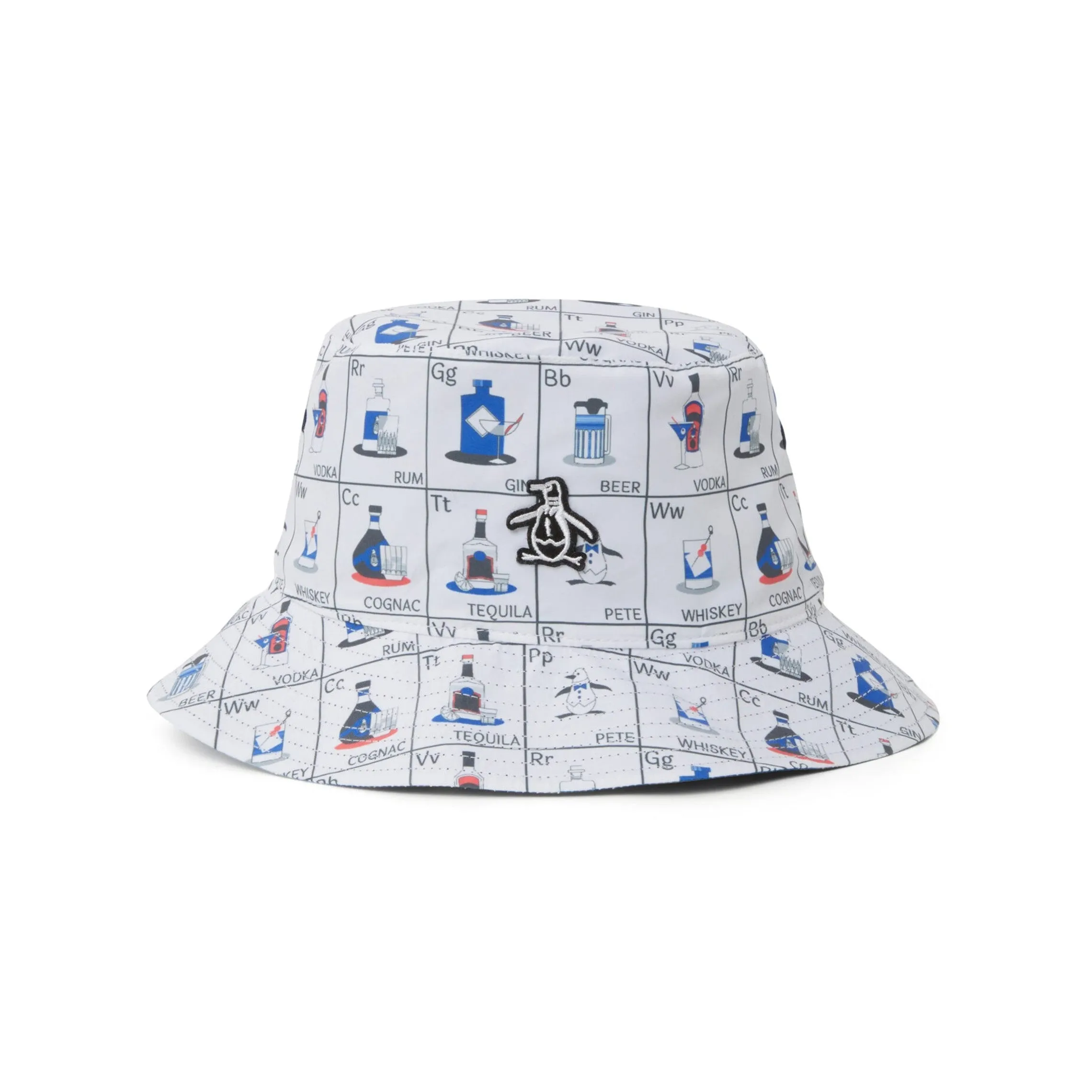 Original Penguin Golf Element Chart Reversible Bucket Hat