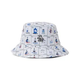 Original Penguin Golf Element Chart Reversible Bucket Hat