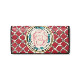 Paris Blooms Slim Wallet