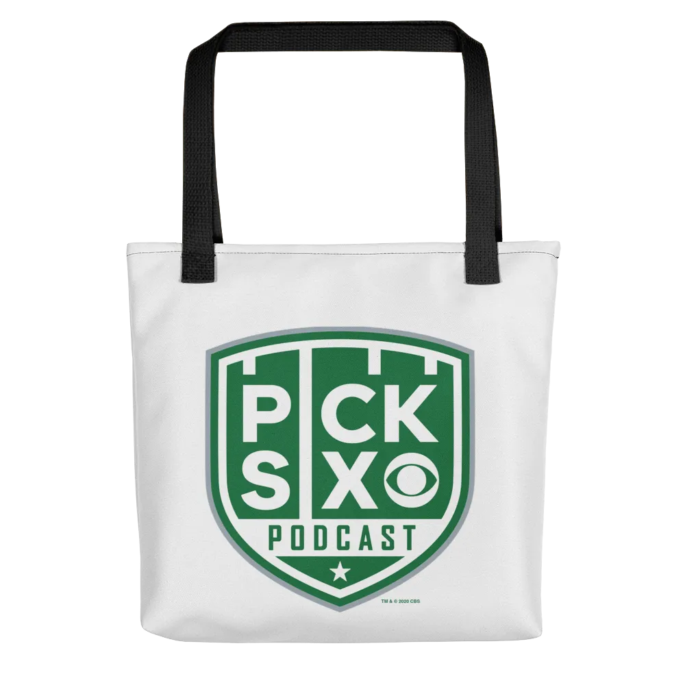 Pick Six Podcast Logo Premium Tote Bag