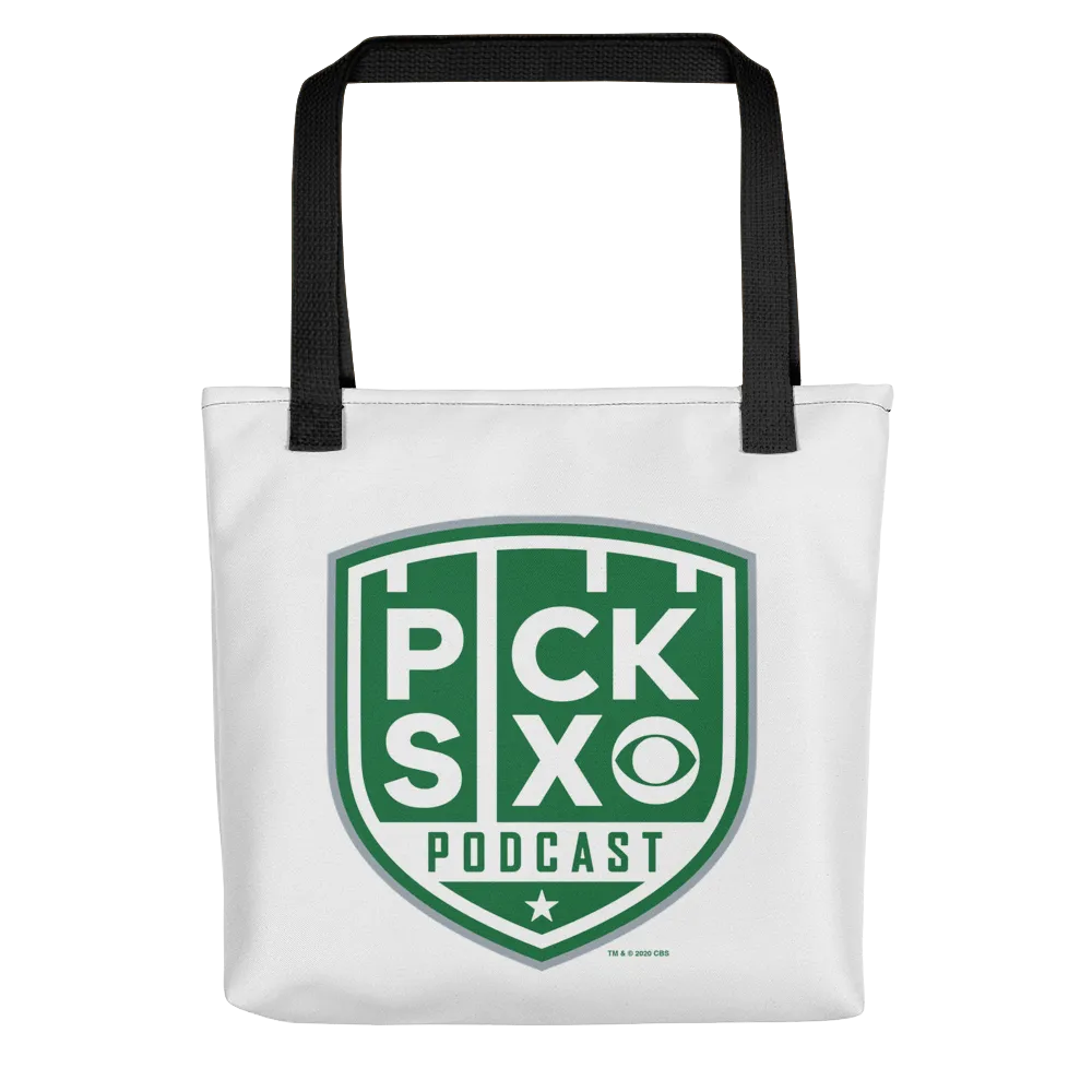 Pick Six Podcast Logo Premium Tote Bag