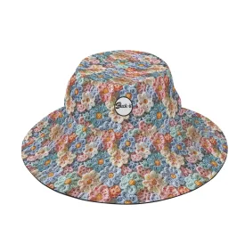 Posy Vintage Bucket Hat - Trendy Crochet Floral Design