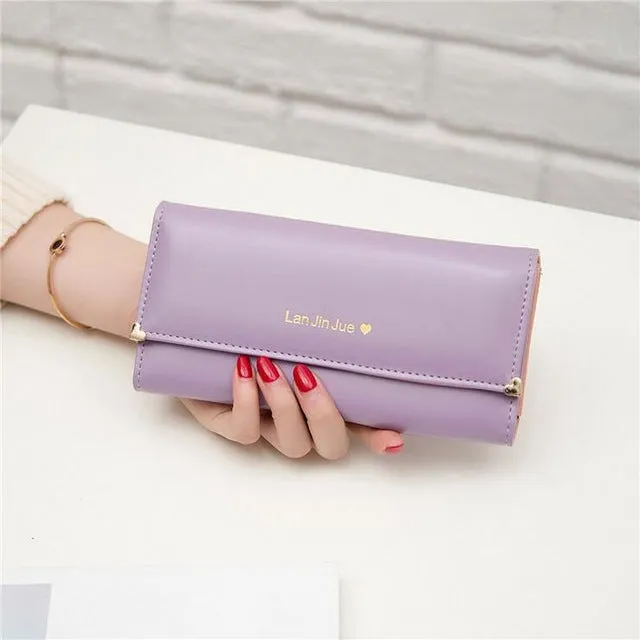 PU Lather Women Fashion Wallets Bag