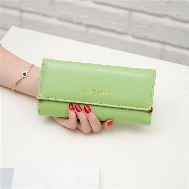 PU Lather Women Fashion Wallets Bag