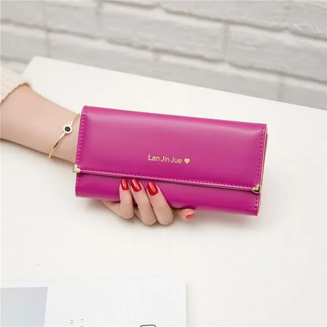 PU Lather Women Fashion Wallets Bag
