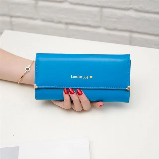 PU Lather Women Fashion Wallets Bag