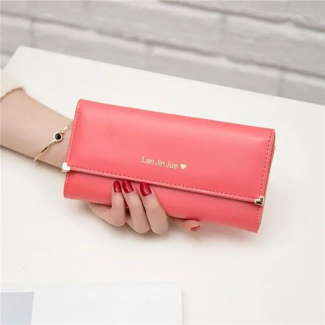 PU Lather Women Fashion Wallets Bag