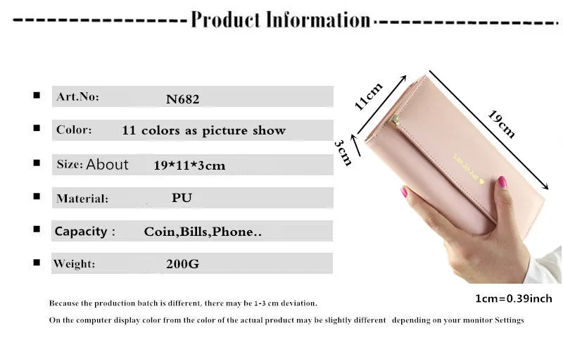 PU Lather Women Fashion Wallets Bag