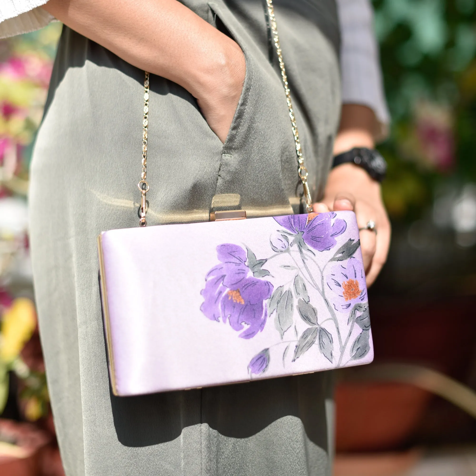 Purple Hues-Clutch