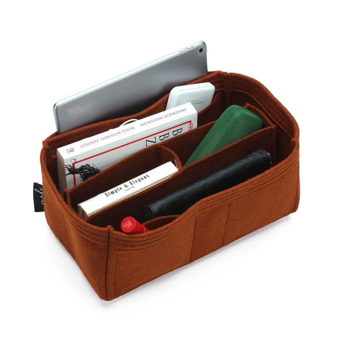 Purse Organizer Insert for Celine Cabas Phantom, Bag Organizer with Middle Compartment and Pen Holder