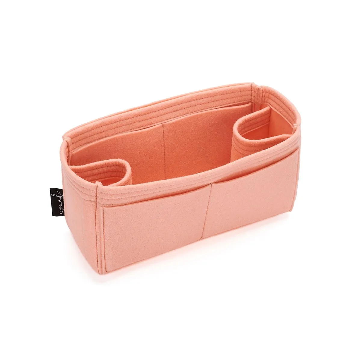 Purse Organizer Insert for Celine Luggage, Bag Organizer with Double Bottle Holders and Exterior Pockets