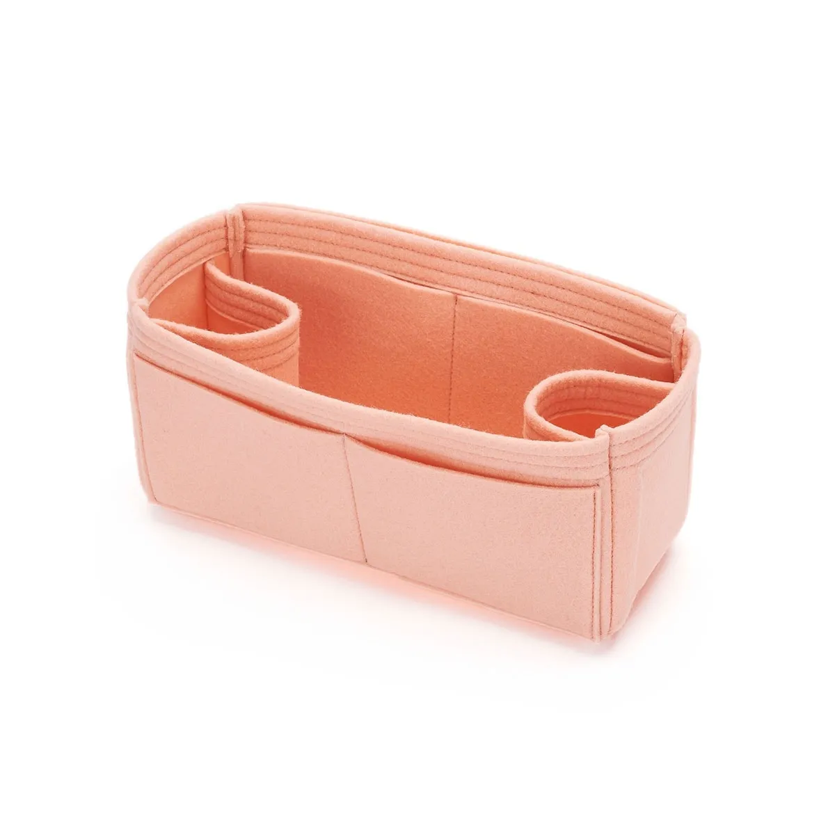 Purse Organizer Insert for Celine Luggage, Bag Organizer with Double Bottle Holders and Exterior Pockets