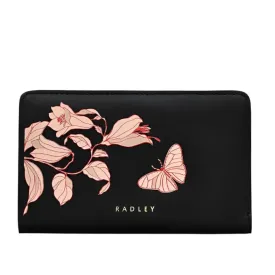 Radley Butterfly Med Bifold Purse in Black