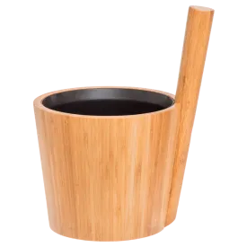 Rento Bamboo Sauna Bucket w/ Liner