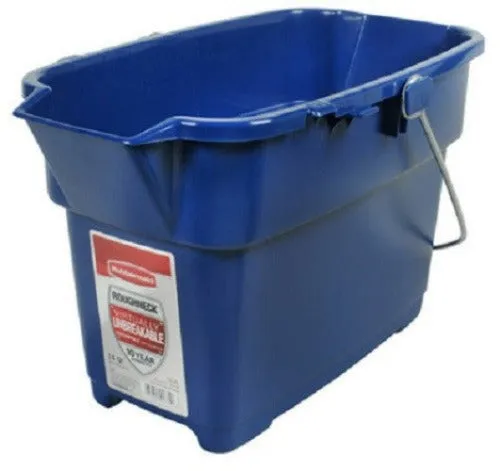 Rubbermaid 1793555 14 Quart Royal Blue Roughneck Cleaning Bucket - Quantity of 6