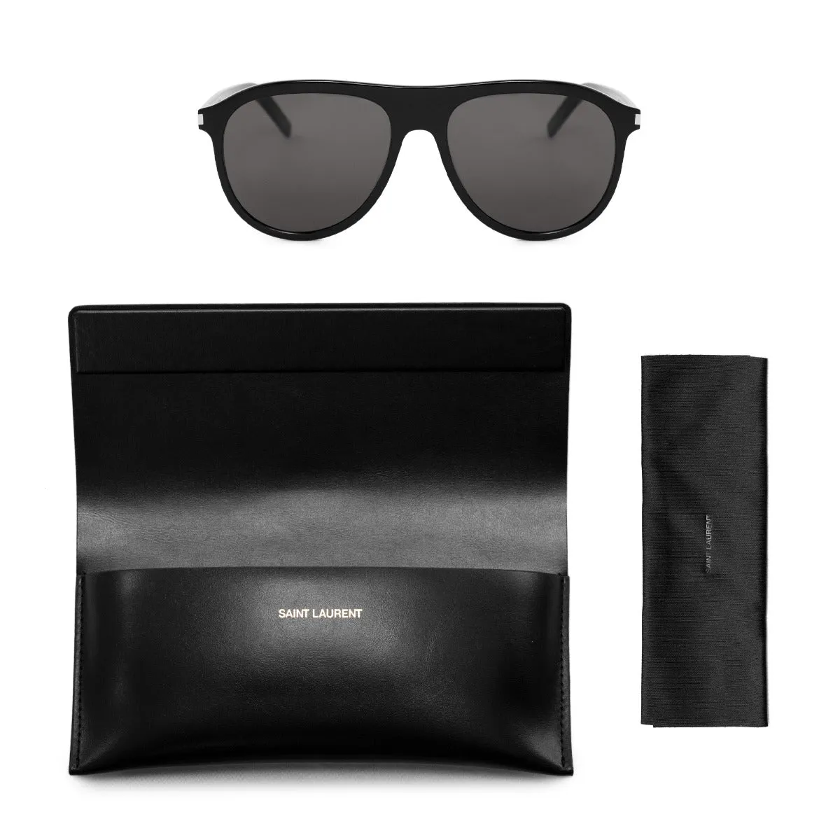 Saint Laurent Pilot Sunglasses SL432 001 57