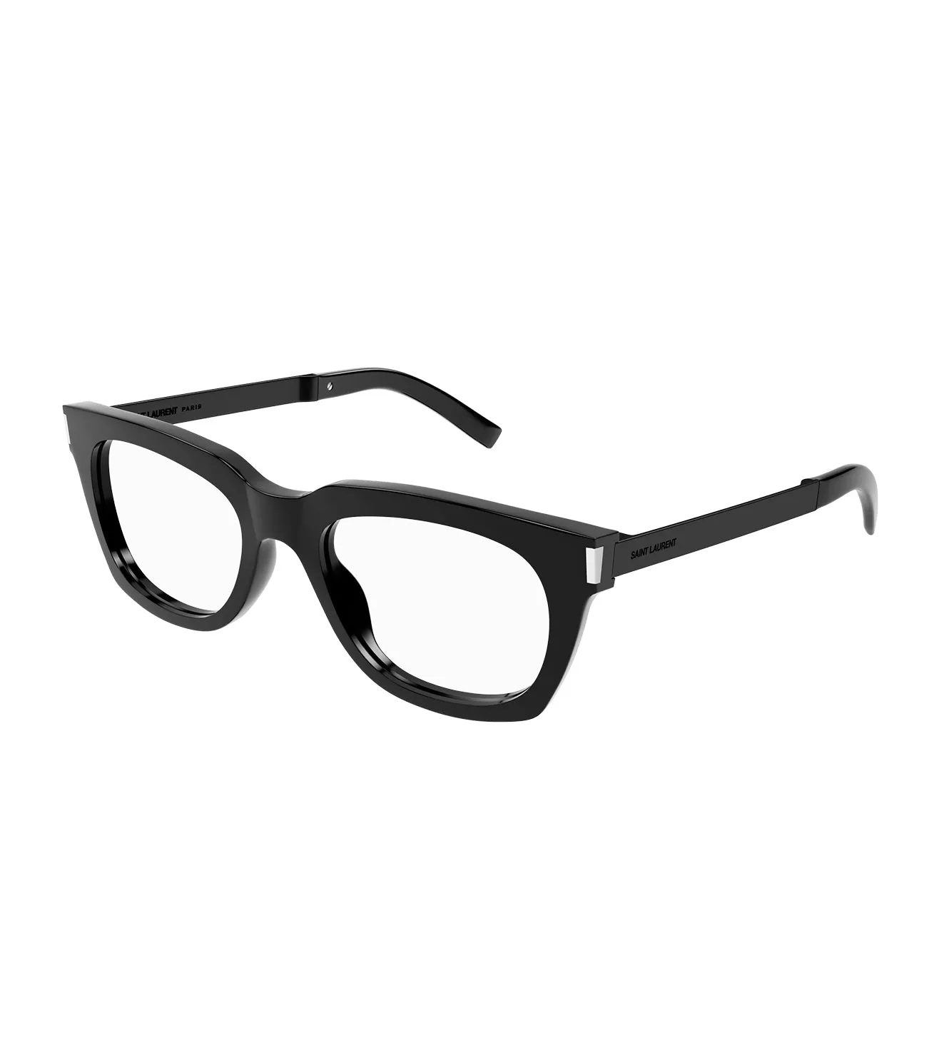 Saint Laurent Unisex Black Rectangular Optical Frame