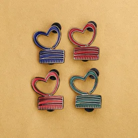 Soju Heart Cap Enamel Pin