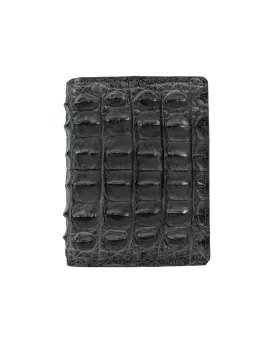 SPINES GREY LEATHER WALLET