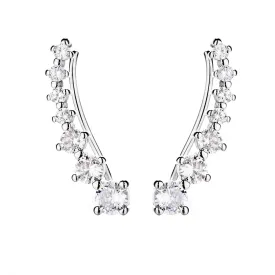 Sterling Silver Crystal Ear Climber