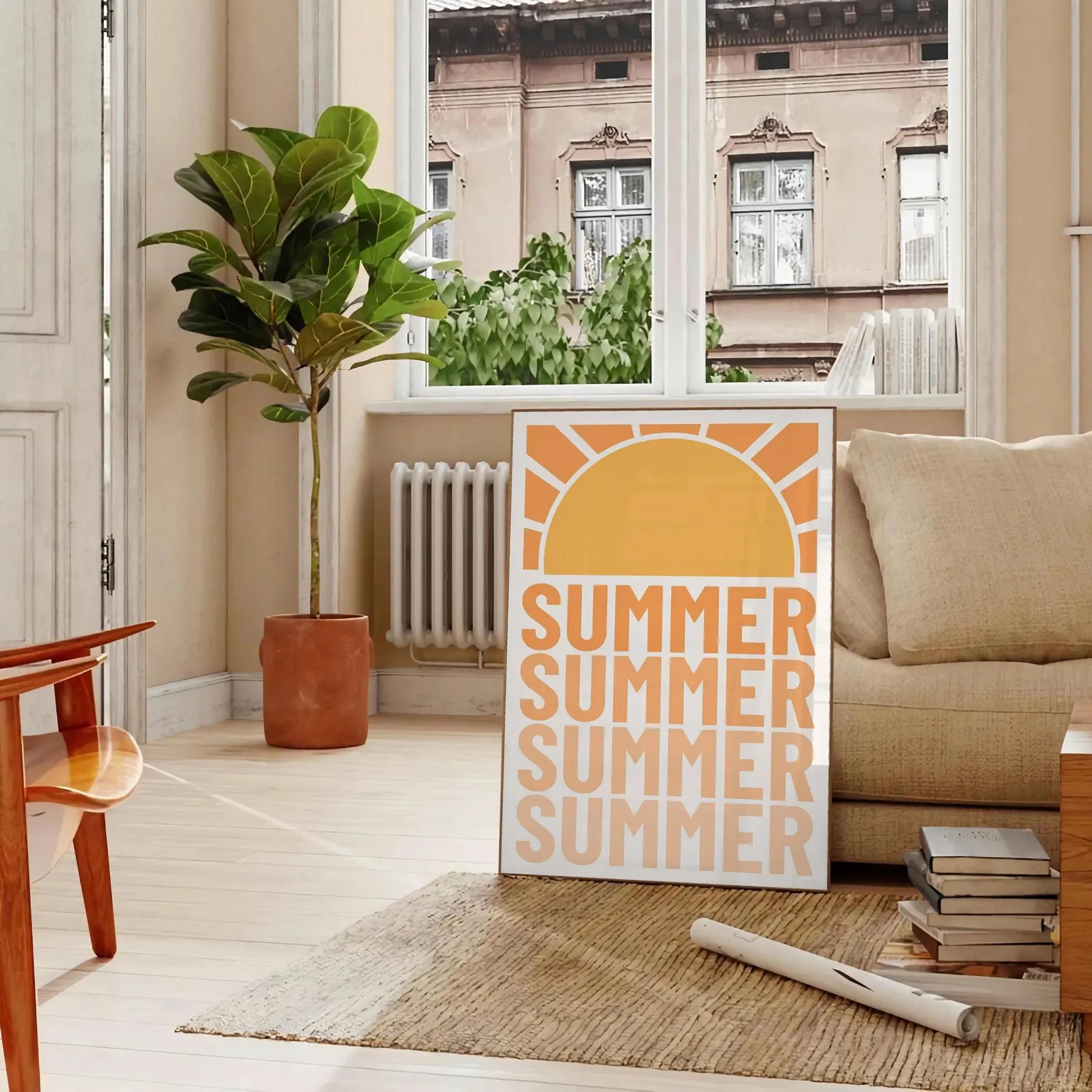 Summer Graphic Art Print