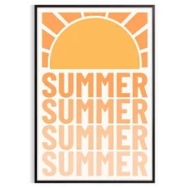 Summer Graphic Art Print