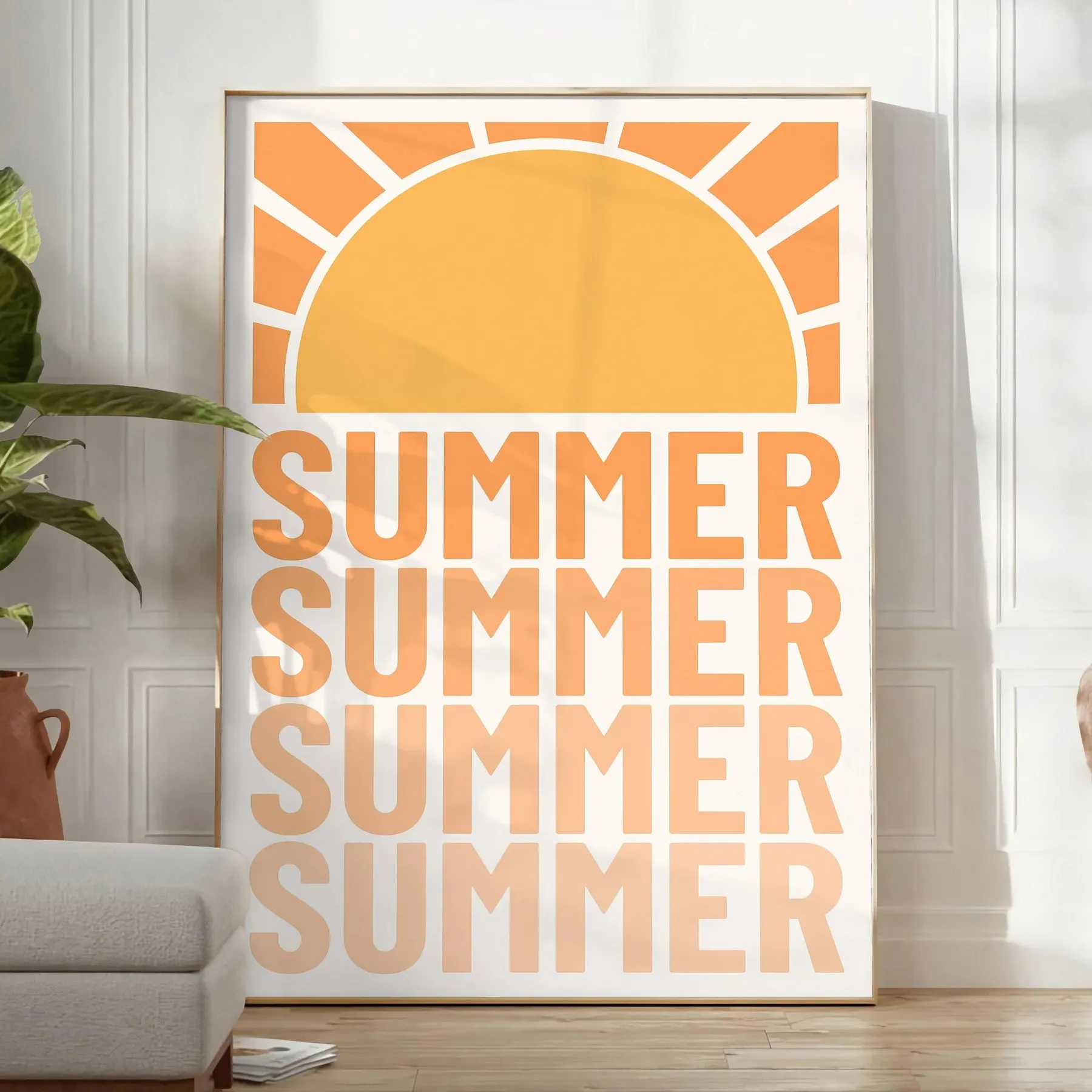 Summer Graphic Art Print