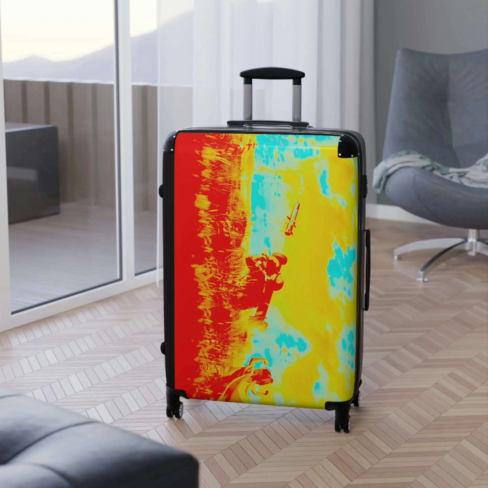 Suns Out Guns Out, Travel Unique suitcase