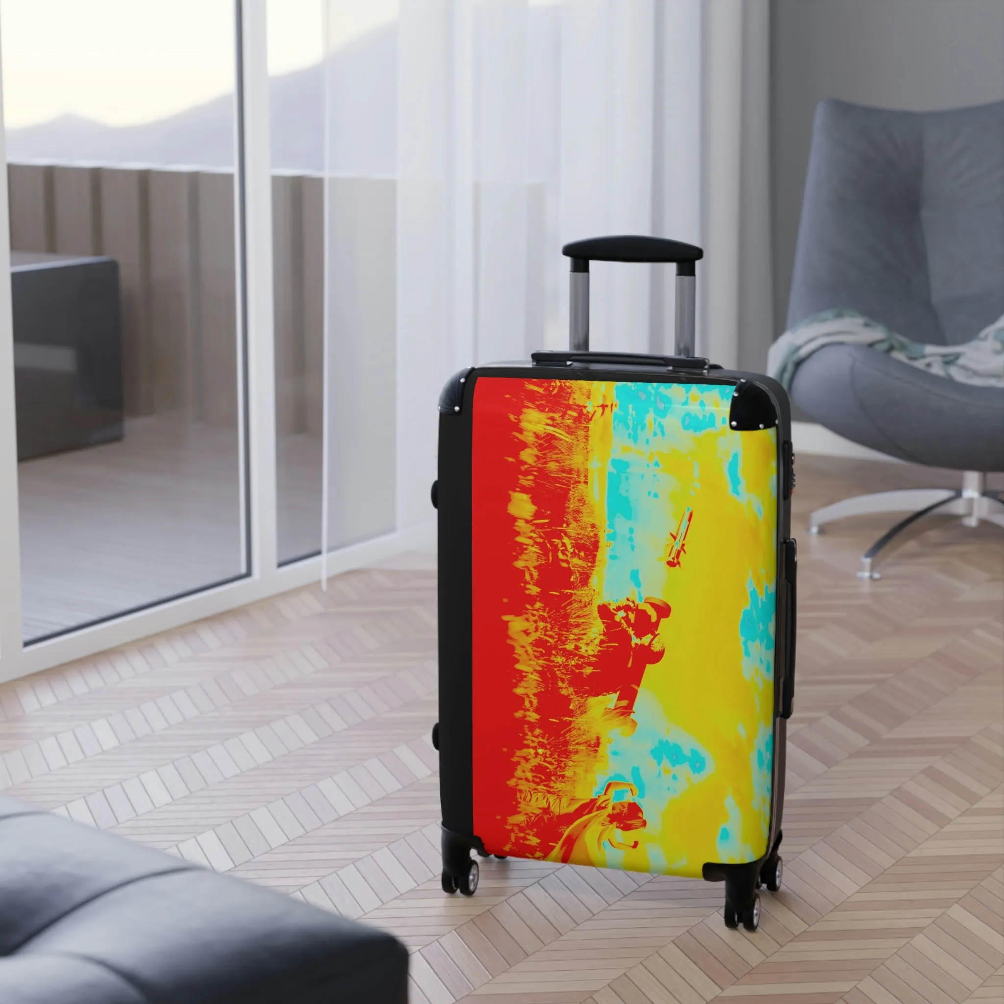 Suns Out Guns Out, Travel Unique suitcase
