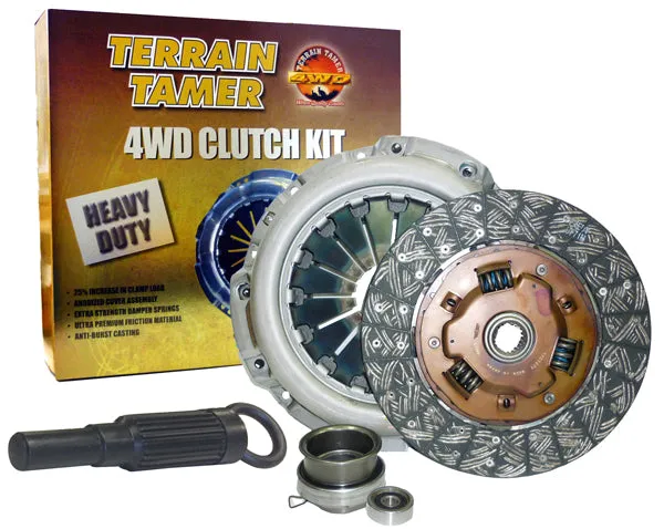 TERRAIN TAMER | Land Cruiser FJ75 HD Clutch Kit - Spigot Bearings Diaphragm Pressure Plate 3F Petrol (TTCK6009HP)
