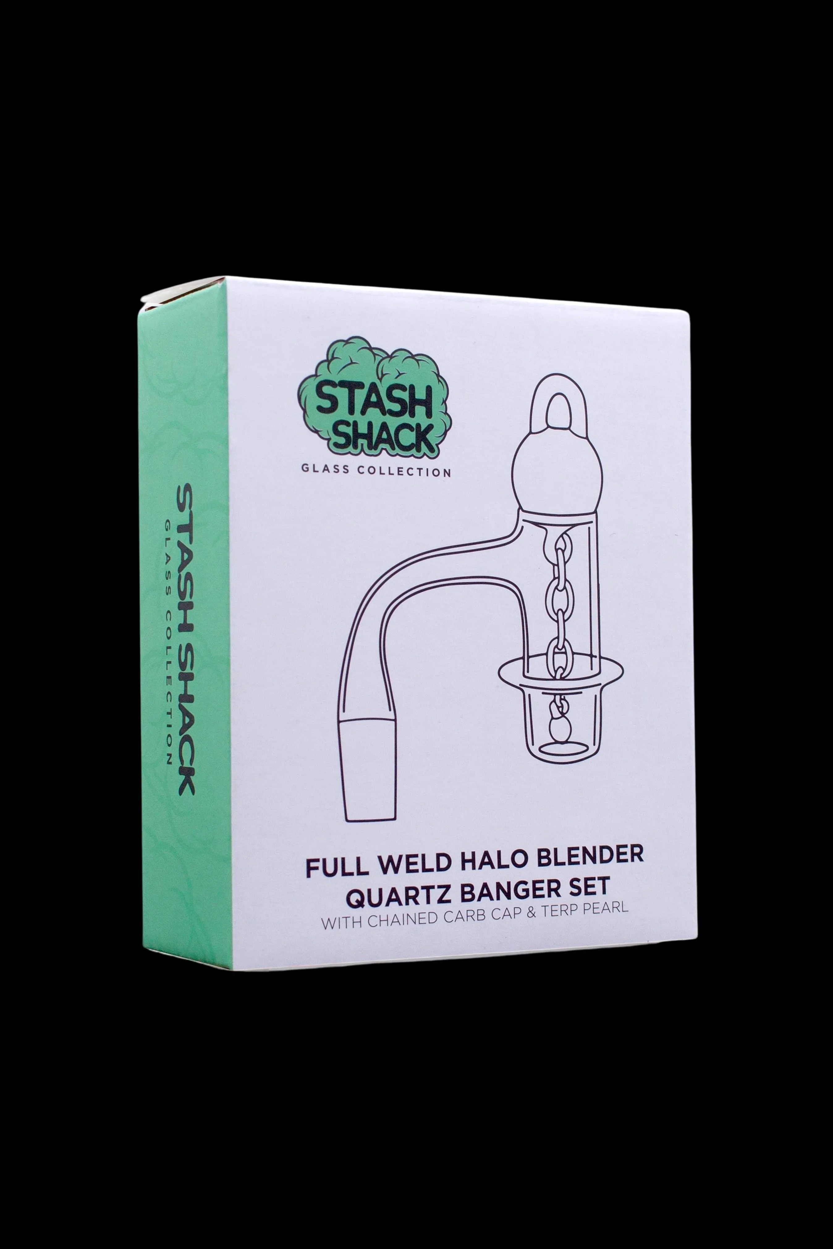 The Stash Shack Full Weld Halo Blender Quartz Banger Set
