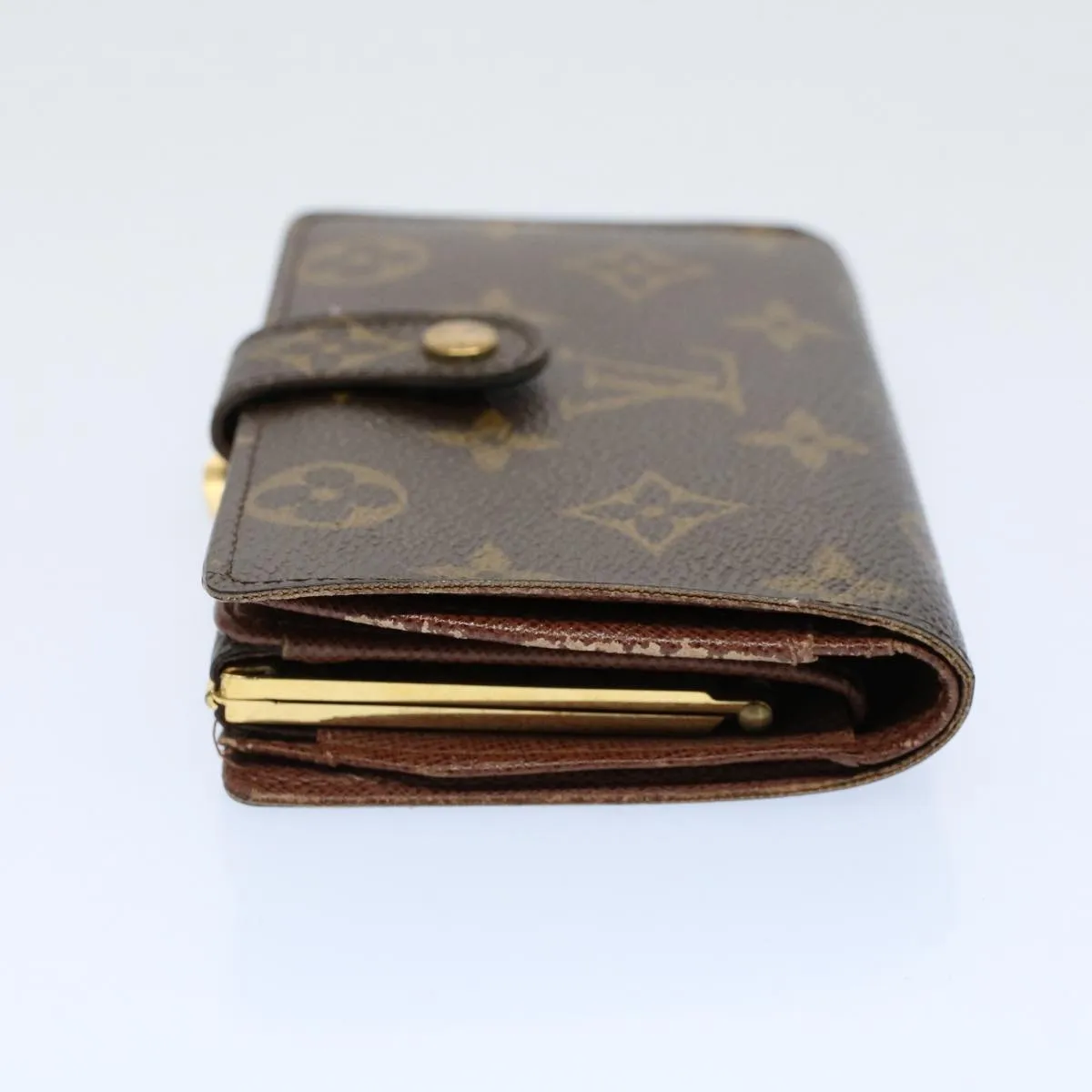 Trendy Inspired Louis Vuitton Monogram Portefeuille Viennois Bifold Wallet M61674 Auth 54070