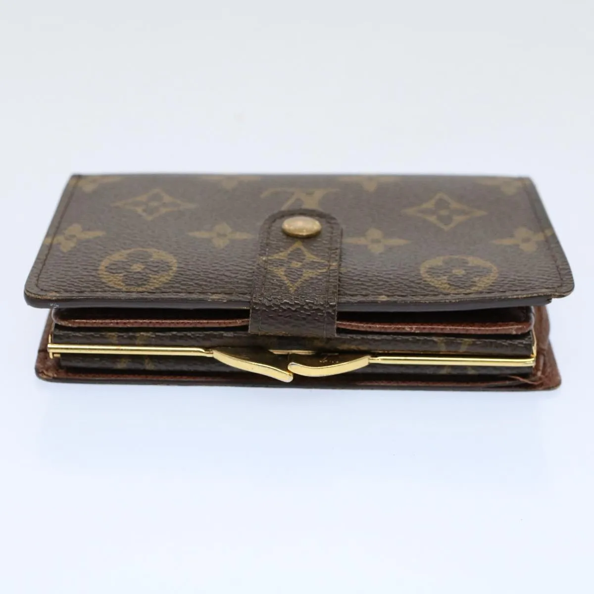 Trendy Inspired Louis Vuitton Monogram Portefeuille Viennois Bifold Wallet M61674 Auth 54070