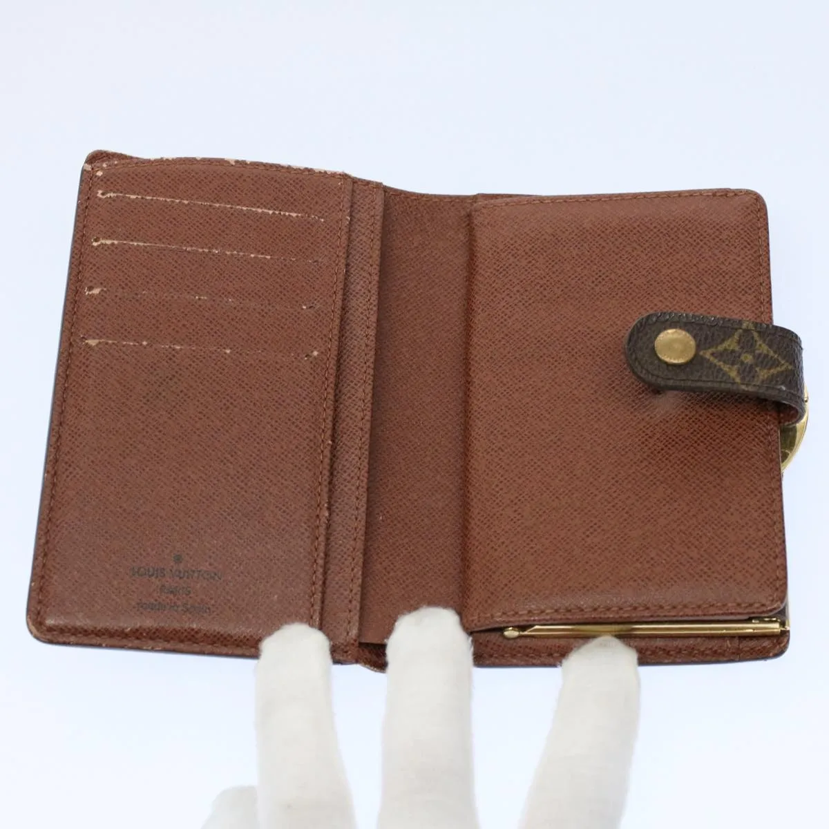 Trendy Inspired Louis Vuitton Monogram Portefeuille Viennois Bifold Wallet M61674 Auth 54070
