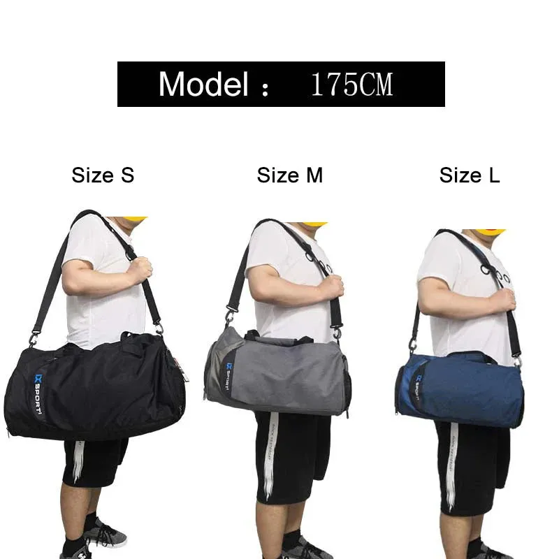 Voyager's Compact: Streamlined Travel Duffle with Shoe Compartment