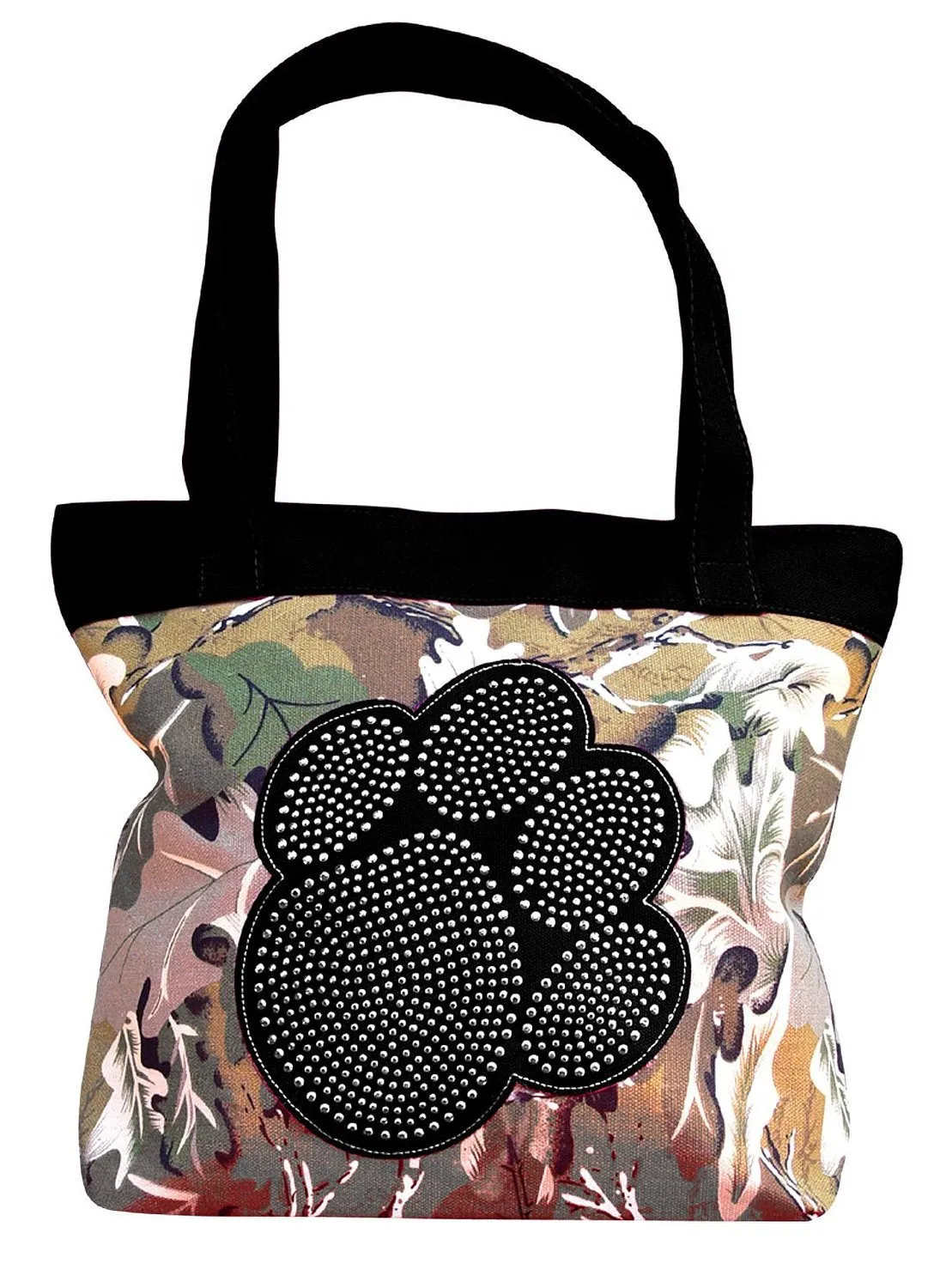 Womens Designer Print Large Travel Tote Handbag Shoulder Bag Purse