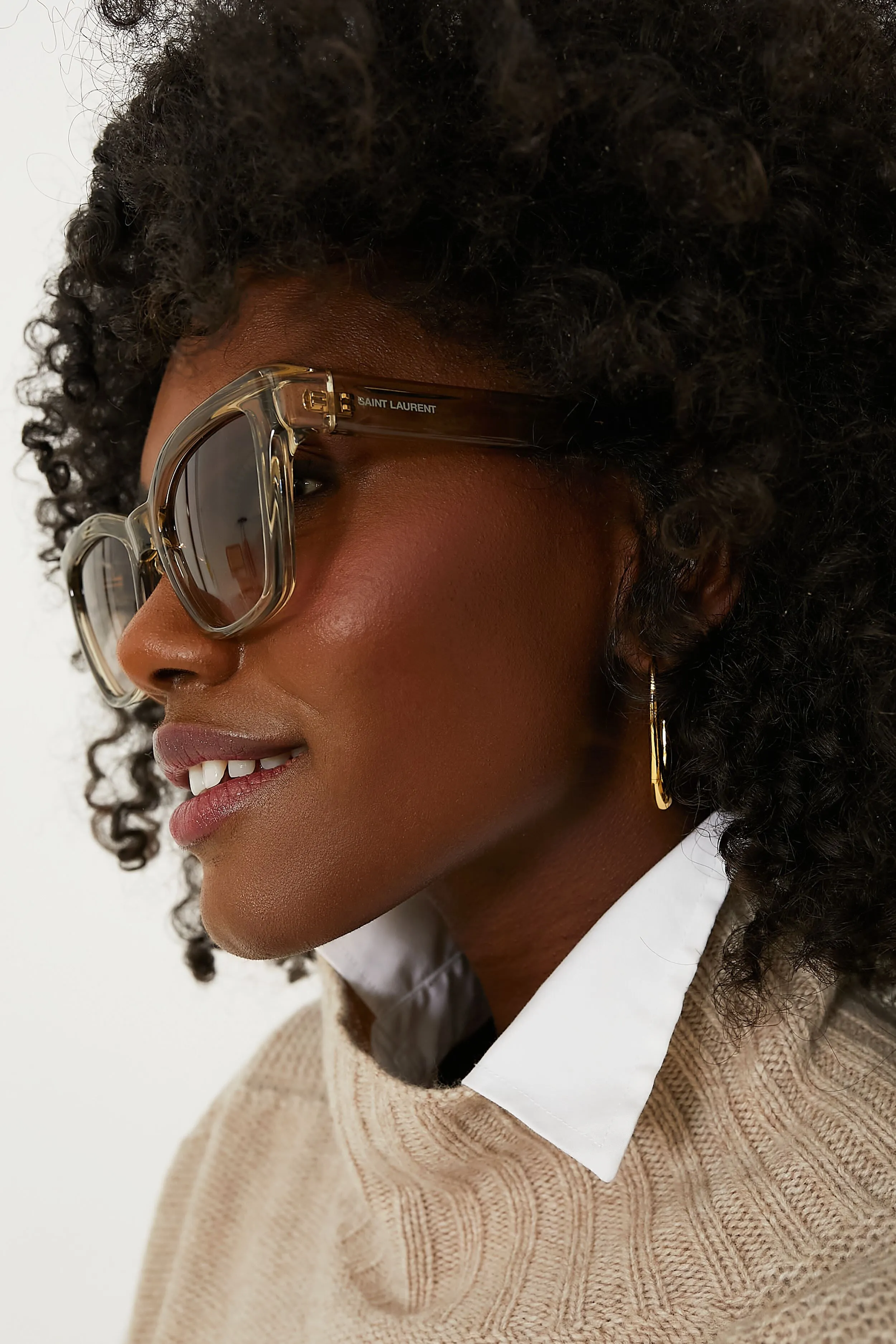 Yellow Cat Eye Sunglasses